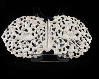 Vintage White Belt Crown Union Jack Buckle Punk Y2K Boho 33-37 il_fullxfull.6981047113_gho3.jpg main image 4