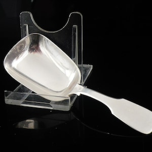 Antique Sterling Silver Caddy Spoon, English, Tableware, Tea, Cutlery, Hallmarked London 1814, William & Samuel Knight