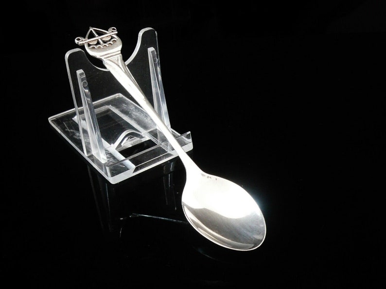 Tableware Cutlery Ola Gorie Teaspoon Hallmarked Edinburgh 1992 REF:462G Scottish Vintage Sterling Silver Spoon