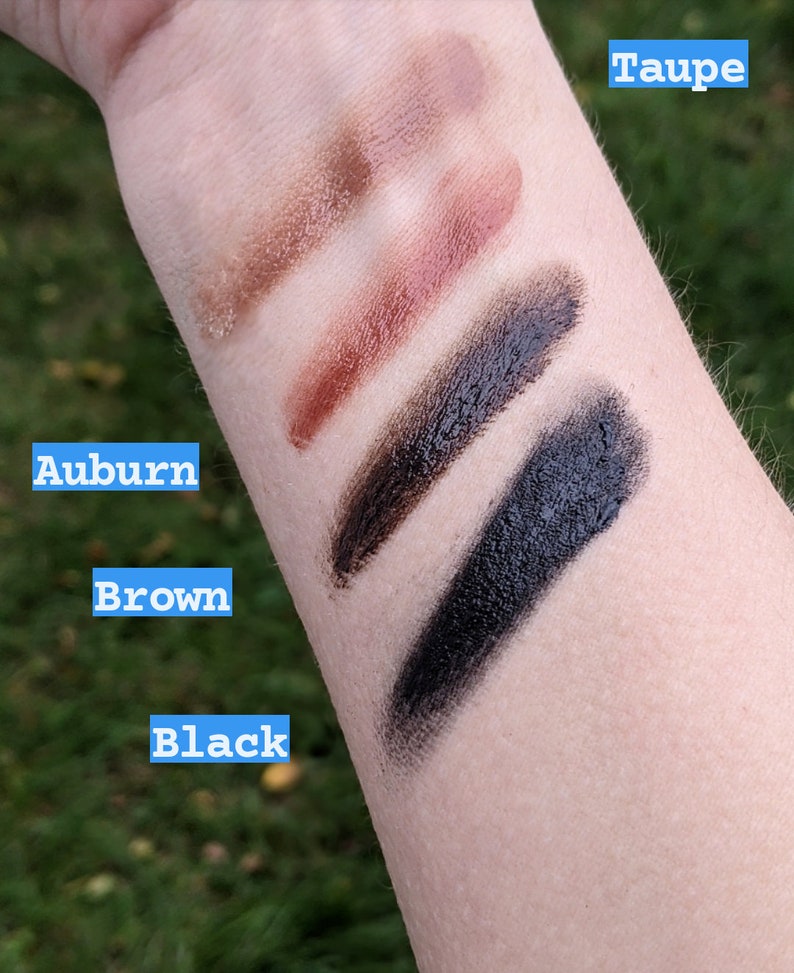 Brown Vegan Zero Waste Cake Mascara Brown Eyeliner Organic