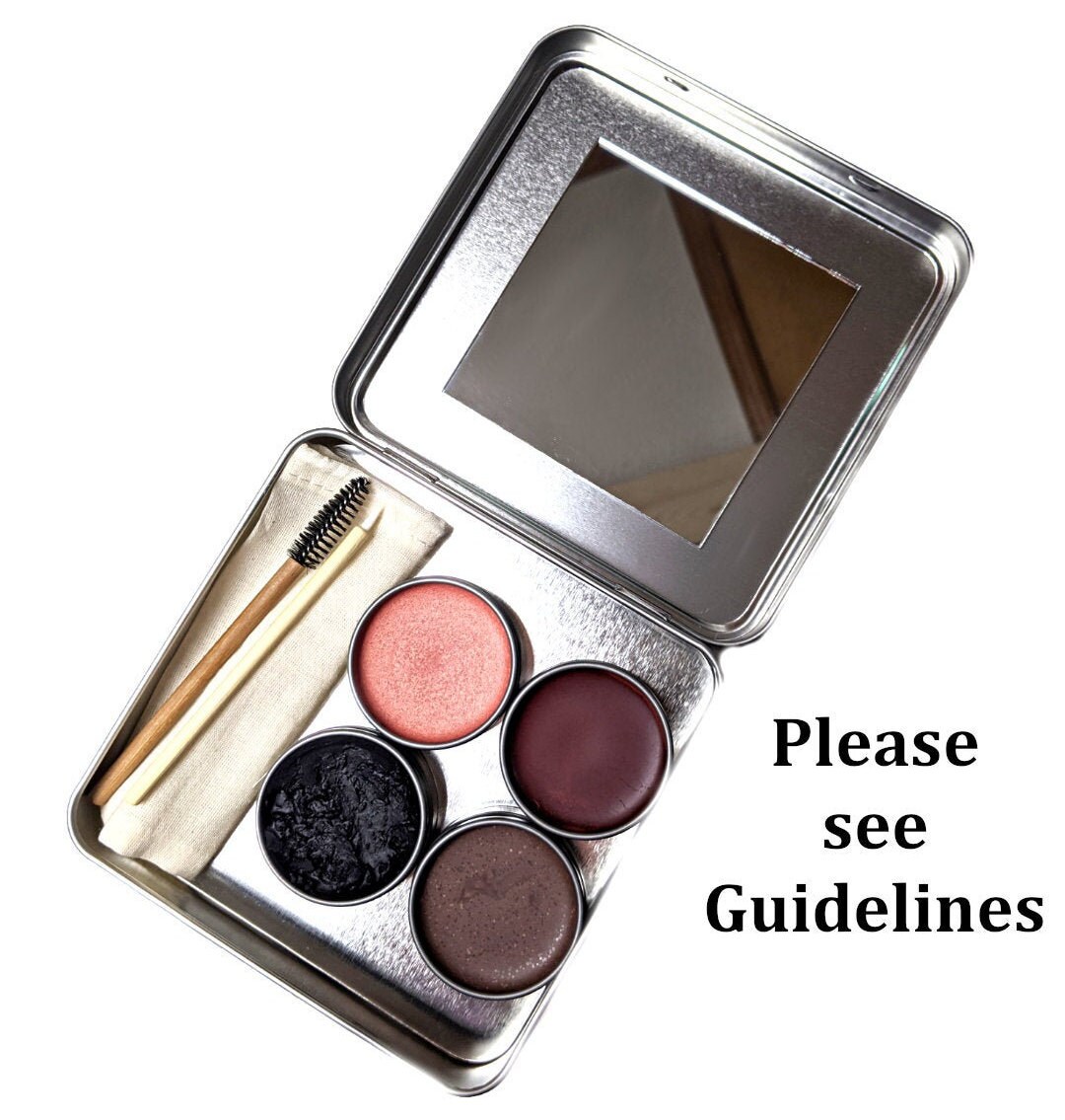 Vegan Zero Waste Custom Makeup Palette Starter Kit Organic Etsy 