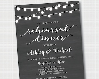 Rehearsal Dinner Invites - Etsy