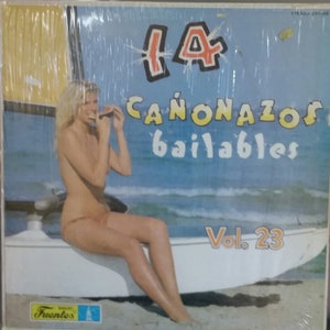 14 Canonazos Bailables, Vol. 23, Vintage Record Album, Vinyl LP, Classic 14 Canonazos Bailables Vol. 23 14 Songs Various Artists Columbia