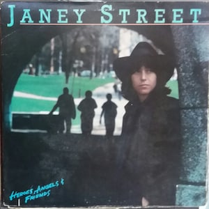 Janey Street, Heroes Angels and Friends, Rare Obscure, Vintage Record Album, Vinyl LP, Classic Pop Rock Music, Ballads, New York Singer