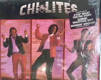 The Chi-Lites, Steppin&#39; Out, Vintage Record Album, Vinyl LP, Classic Funk Soul Pop Music, American R&B Chicago Band, Dance Music, 1984 Music