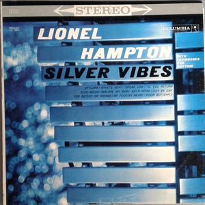 Lionel Hampton, Silver Vibes with Trombones and Rhythm, Vintage Record Album, Vinyl LP, Classic Jazz, American Musician, Actor, Composer