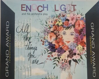 Enoch Light, All the Things You Are, Vintage Record Album, Vinyl LP, Classic Easy Listening Cocktail Party Music, Instrumental