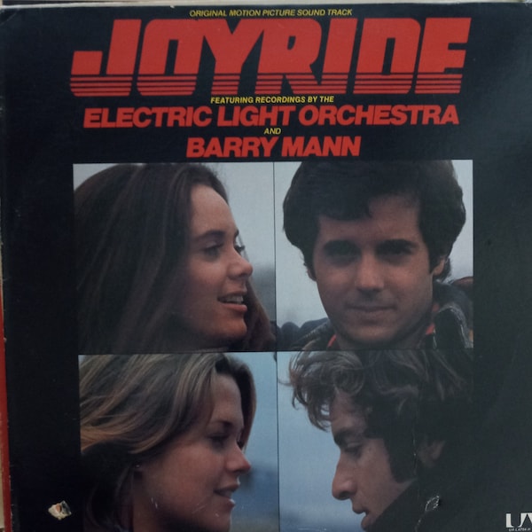 Joyride Movie Soundtrack Featuring Electric Light Orchestra, Vintage Vinyl Record, Desi Arnaz Jr., Robert Carradine, Melanie Griffith