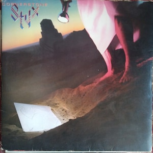 Styx, Cornerstone, Vintage Record Album, Vinyl LP, Classic Rock and Roll Music, Chicago Music Scene, Pop Rock, Hard Rock