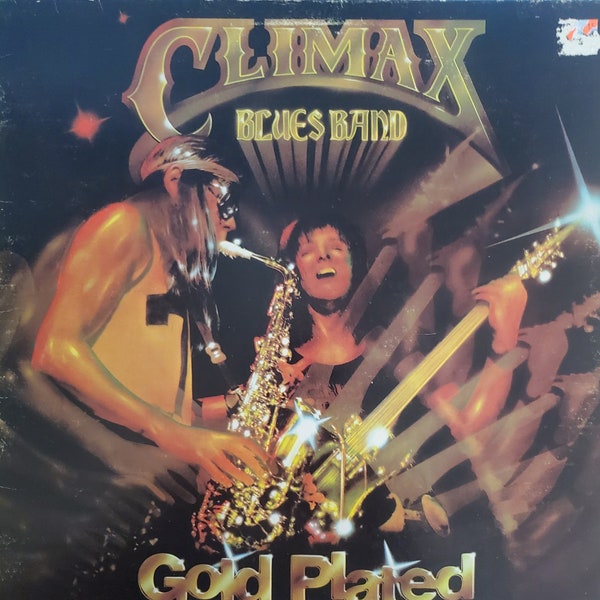 Climax Blues Band, Gold Plated, Vintage Vinyl Record Album, Classic Blues Rock, British Rock Band, Blues Jazz Rock