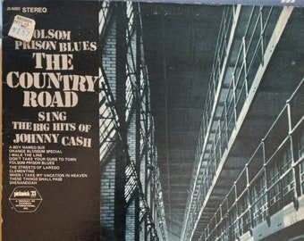 Folsom Prison Blues The Country Road Sing the Big Hits of Johnny Cash, Cover Song, Vintage Record Album, Vinyl LP, Odd and Obscure