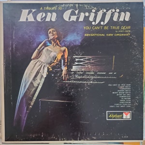 Ken Griffin, YOUR CHOICE,  Vintage Record Album, Vinyl LP, Classic Instrument Easy Listening Music, Organ Music