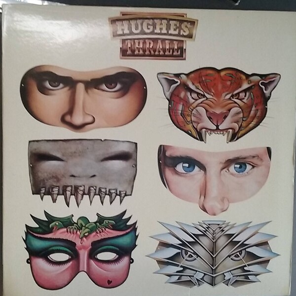 Hughes Thrall, Vintage Record Album, Vinyl LP, Classic Rock and Roll Music, Glenn Hughes, Pat Thrall, Promotional Debut Album