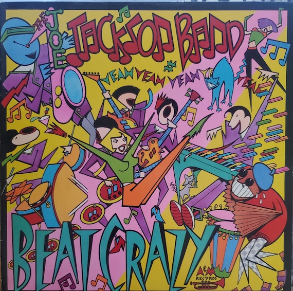 The Joe Jackson Band, Beat Crazy, Vintage Record Album, Vinyl LP