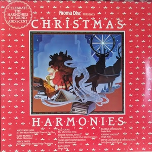 Aroma Disc Presents Christmas Harmonies, Vintage Record Album, Vinyl LP 33 RPM, Classic Holiday Christmas Music, Odd Obscure Promo Record