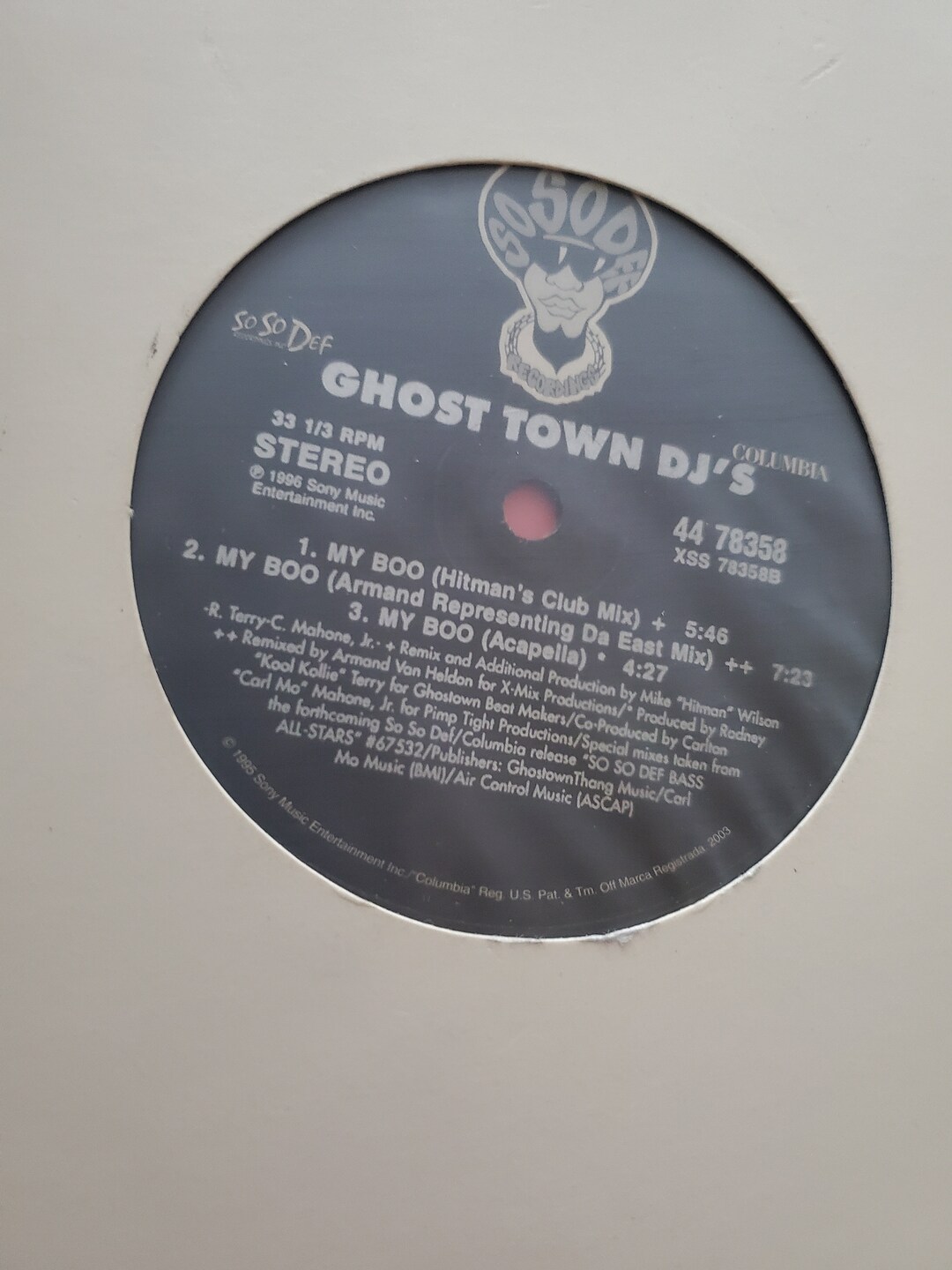 Ghost Town Dj's, My Boo, 12 Inch Single Play Vintage Vinyl Record