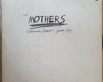 The Mothers, Fillmore East - June 1971, Frank Zappa, Vintage Record Album, Vinyl LP, Classic Progressive Experimental Rock Jazz Funk