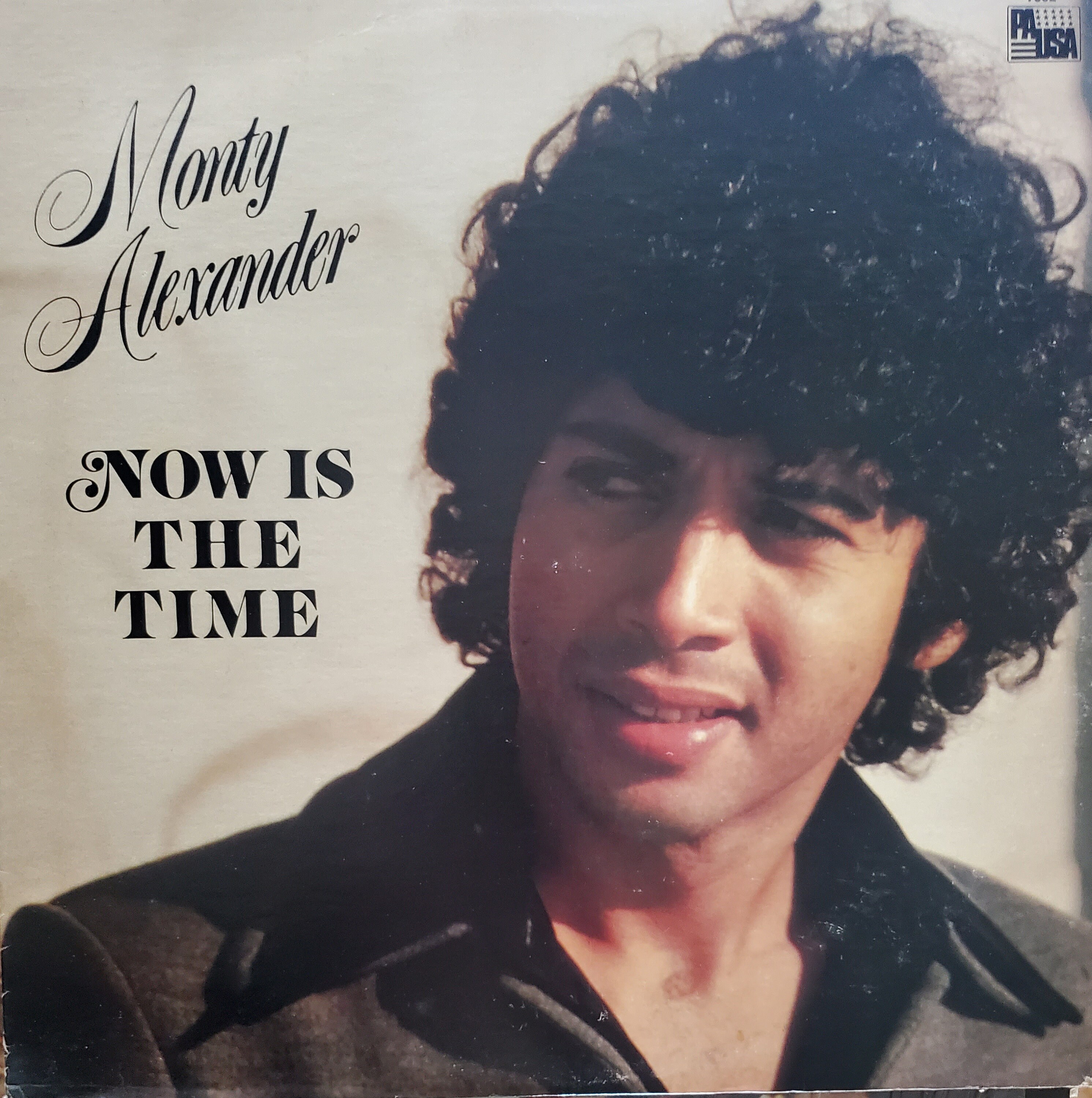 Monty Alexander, Now is the Time, Vintage Vinyl Record Album, Classic Piano Jazz Instrumental Music, Jamaican Jazz Pianist