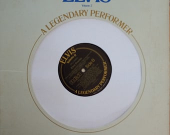 Elvis Presley, A Legendary Performer Vol. 2, Vintage Record Album, Vinyl LP, Classic Elvis Songs, Memory Log NOT Included