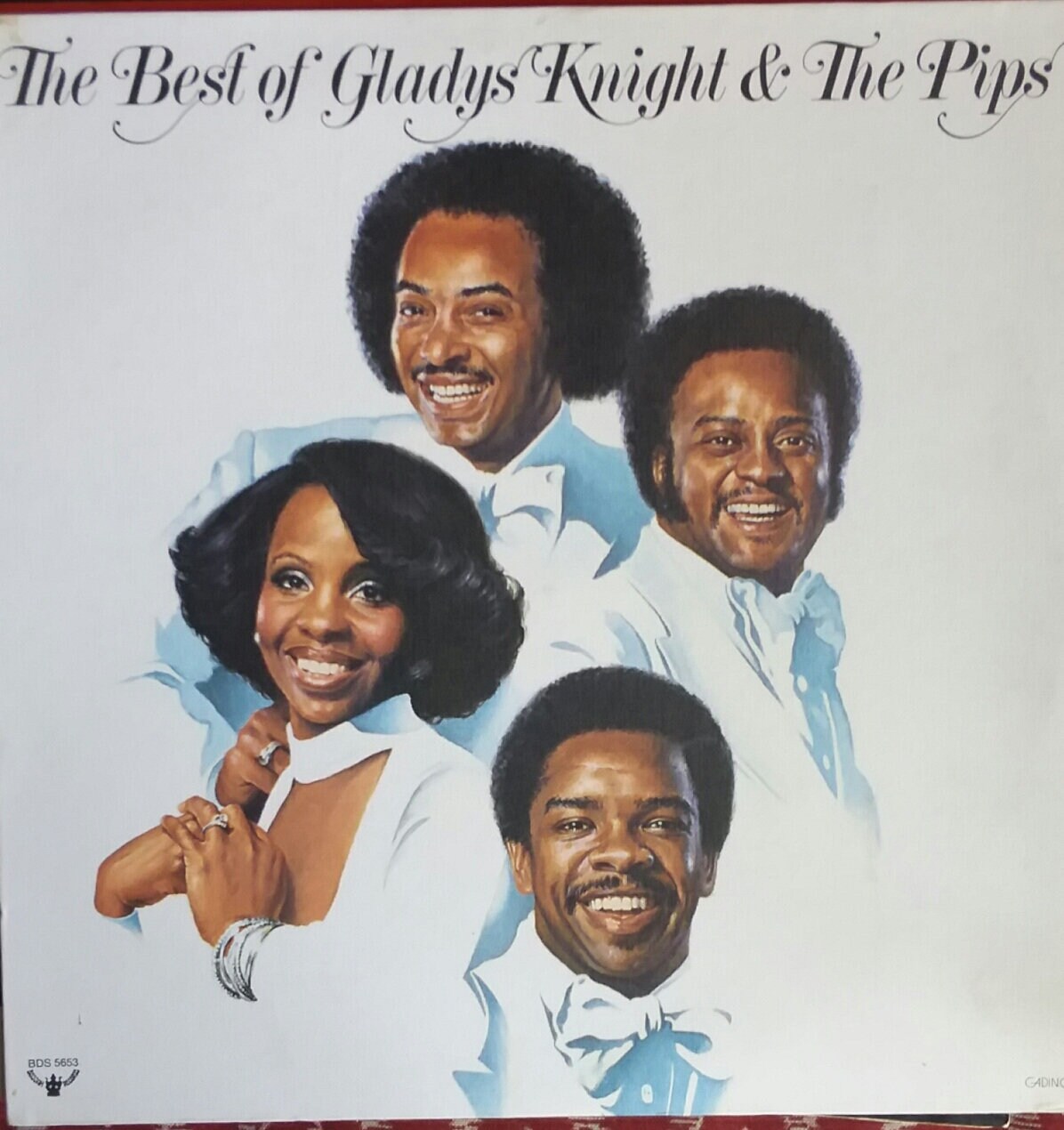 Best of Gladys Knight and the Pips, Vintage Record Album, Vinyl LP 