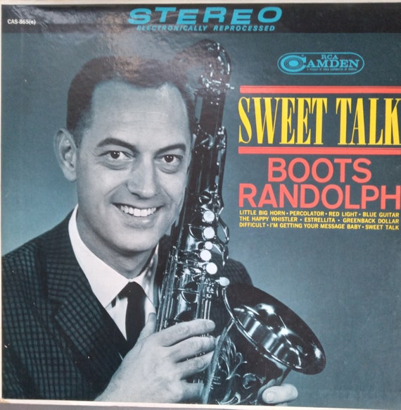 Boots Randolph Sweet Talk Vintage Record Album Vinyl LP Etsy