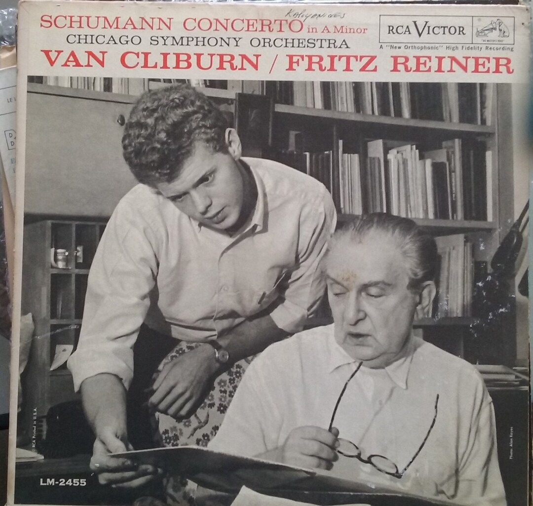 Van Cliburn and Fritz Reiner, Schumann Concerto in A Minor
