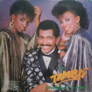 Grupo Tambo, El Pintalabios de la Morenita, Vintage Vinyl Record Album, Classic Latin Merengue, Latin Dance Music