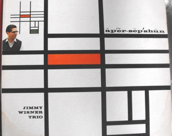 Jimmy Wisner Trio, Aper-sepshun, Apperception, Vintage Record Album, Vinyl LP, Chancellor Jazz Series, Rare, Classic Jazz, American Jazz