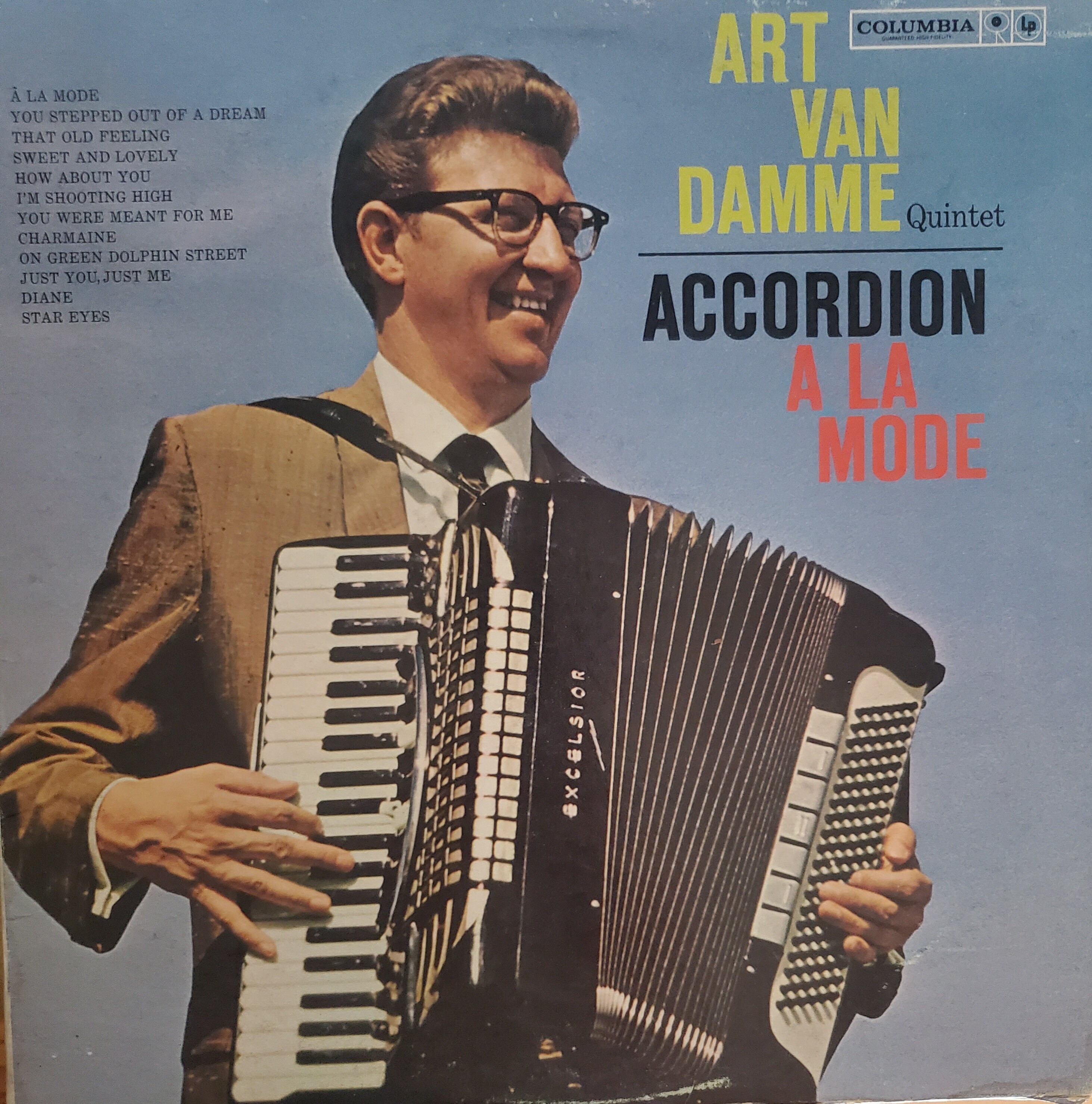 Art Van Damme, Accordion A La Mode, Vintage Vinyl Record Album