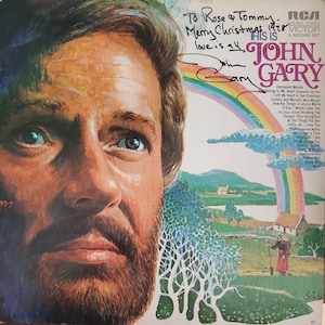 John Gary, This is John Gary, Double Album Set, Autographed, Vintage Vinyl Record Album, Classic Easy Listening, Love Ballads