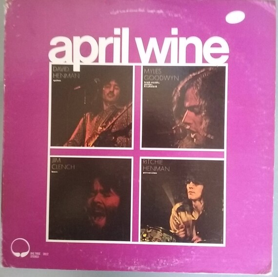 April Wine On Record Promotional Copy Vintage Record Album Etsy