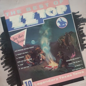 ZZ Top, The Best of ZZ Top, Vintage Record Album, Vinyl LP, Classic Rock and Roll, American Blues Rock Band, Texas Rock Band