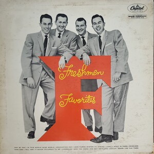 The Four Freshman, YOUR CHOICE, Vintage Record Album, Vinyl LP, Classic Quartet Open-Harmonic Jazz, American Vocal Group, Big Band