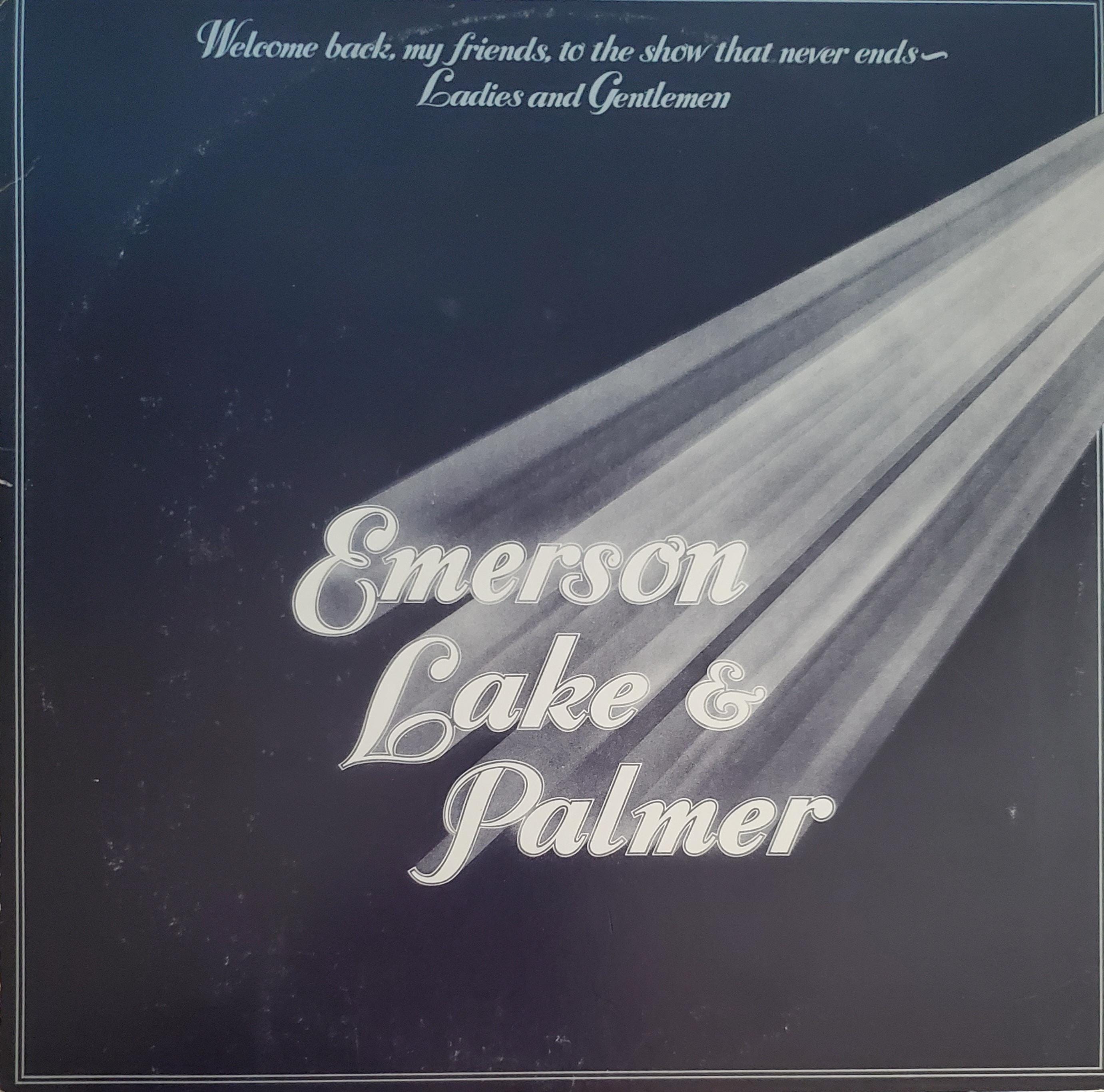 Emerson Lake & Palmer, Welcome Back My Friends, Ladies and Gentlemen, Vintage Record Album, Vinyl LP, Classical Progressive Rock Music