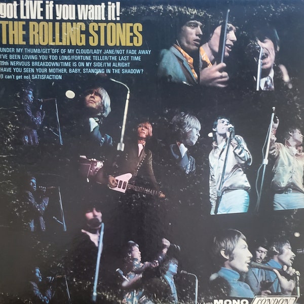 The Rolling Stones, Got Live if You Want It, Vintage Record Album, Vinyl LP, Classic Rock Music, British Rock Band, Legendary Rock