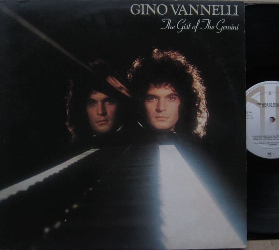 Gino Vannelli, the Gist of the Gemini, Vintage Record Album, Vinyl