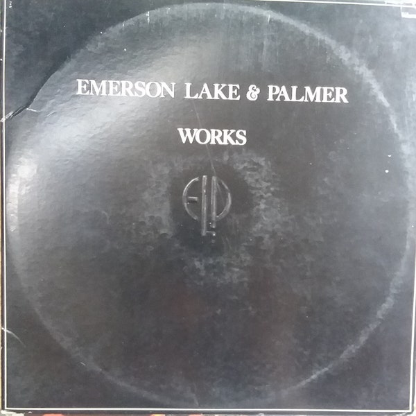 Emerson Lake & Palmer, Works, 2 Album Set, vintage Record Album, Vinyl LP, Classical and Progressive Rock Music