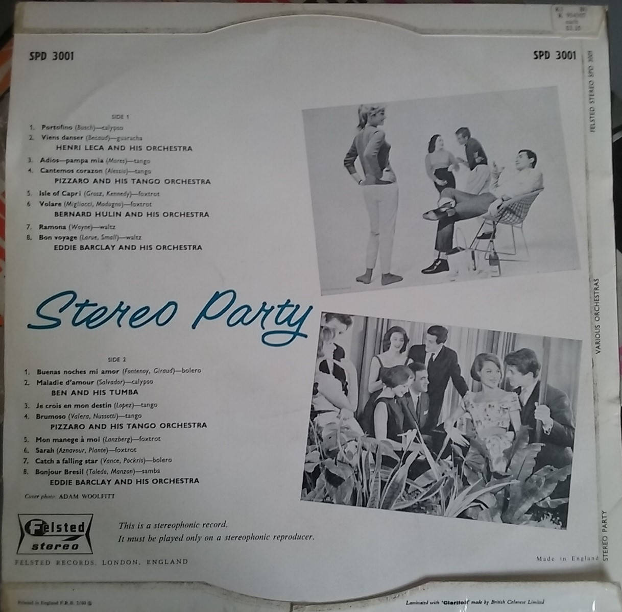 Stereo Party Vintage Record Album Vinyl LP Felsted Records Etsy