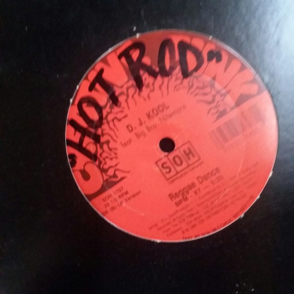 D.J. Kool, Reggae Dance, 12 "DJ Club Play Single, Vintage Vinyl-Schallplatte, klassische Reggae Hip Hop Musik Rap Musik, amerikanischer DJ Rapper