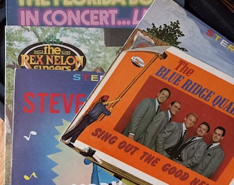 Gospel Grab Bag, 4 Random Gospel Albums, Free Shipping, Mostly Southern Country