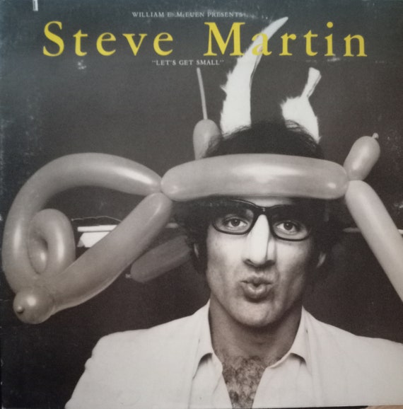 Steve Martin Comedy Albums, Let's Get Small, Not Rated or Graded, Good Condition Visually Inspected