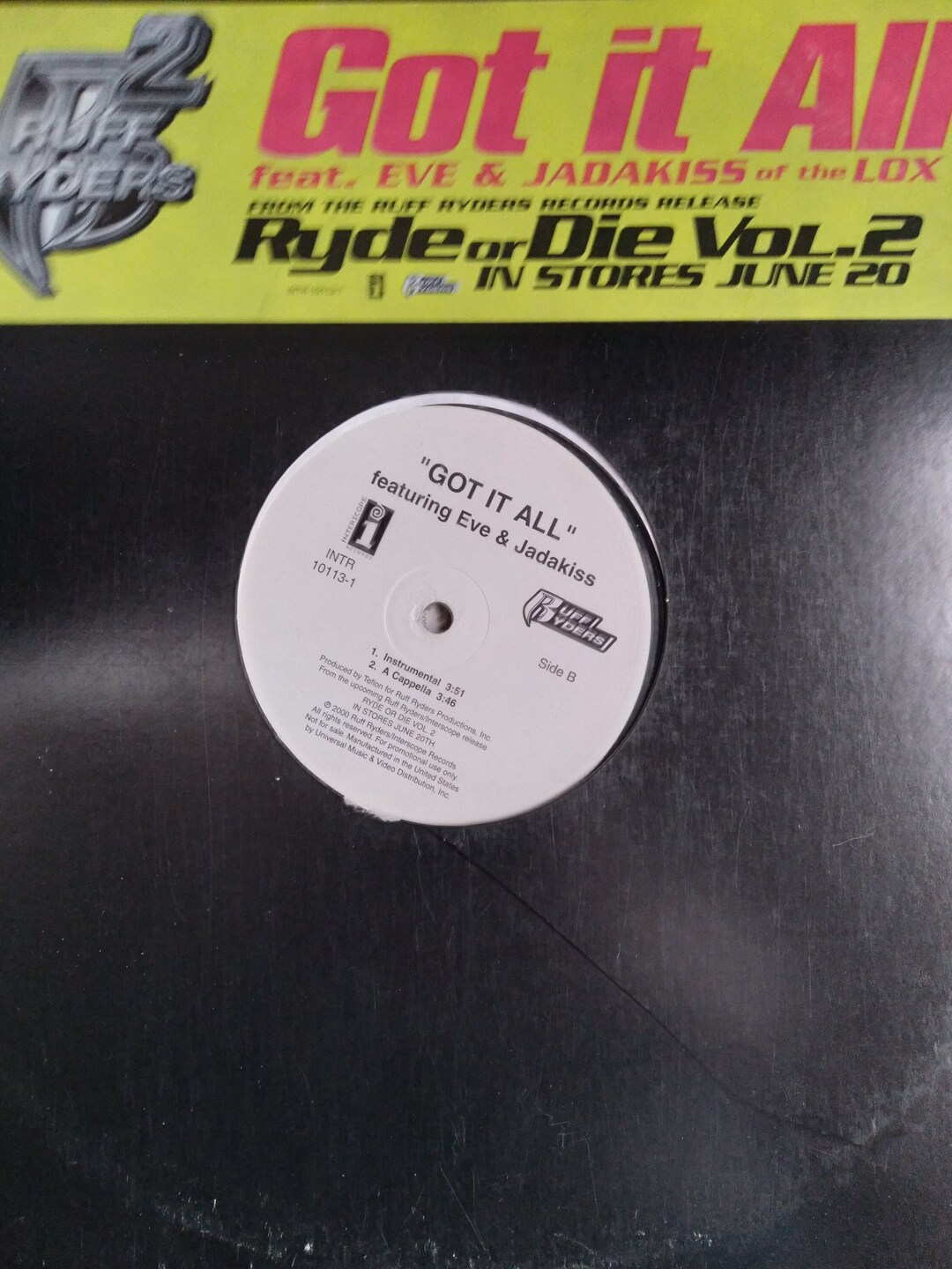 Ruff Ryders, Ryde or Die Vol. 2, Got It All Featuring Eve and Jadakiss ...