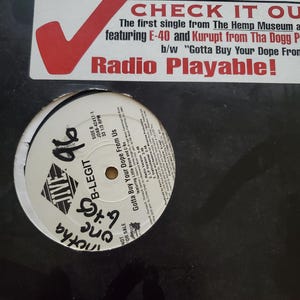 B-Legit, Sprawdź to, 12" Single DJ Radio Club Vintage Vinyl Record, 1990's Hip Hop Rap, Jive Record Label, Radio, LP, Instrumental RARE