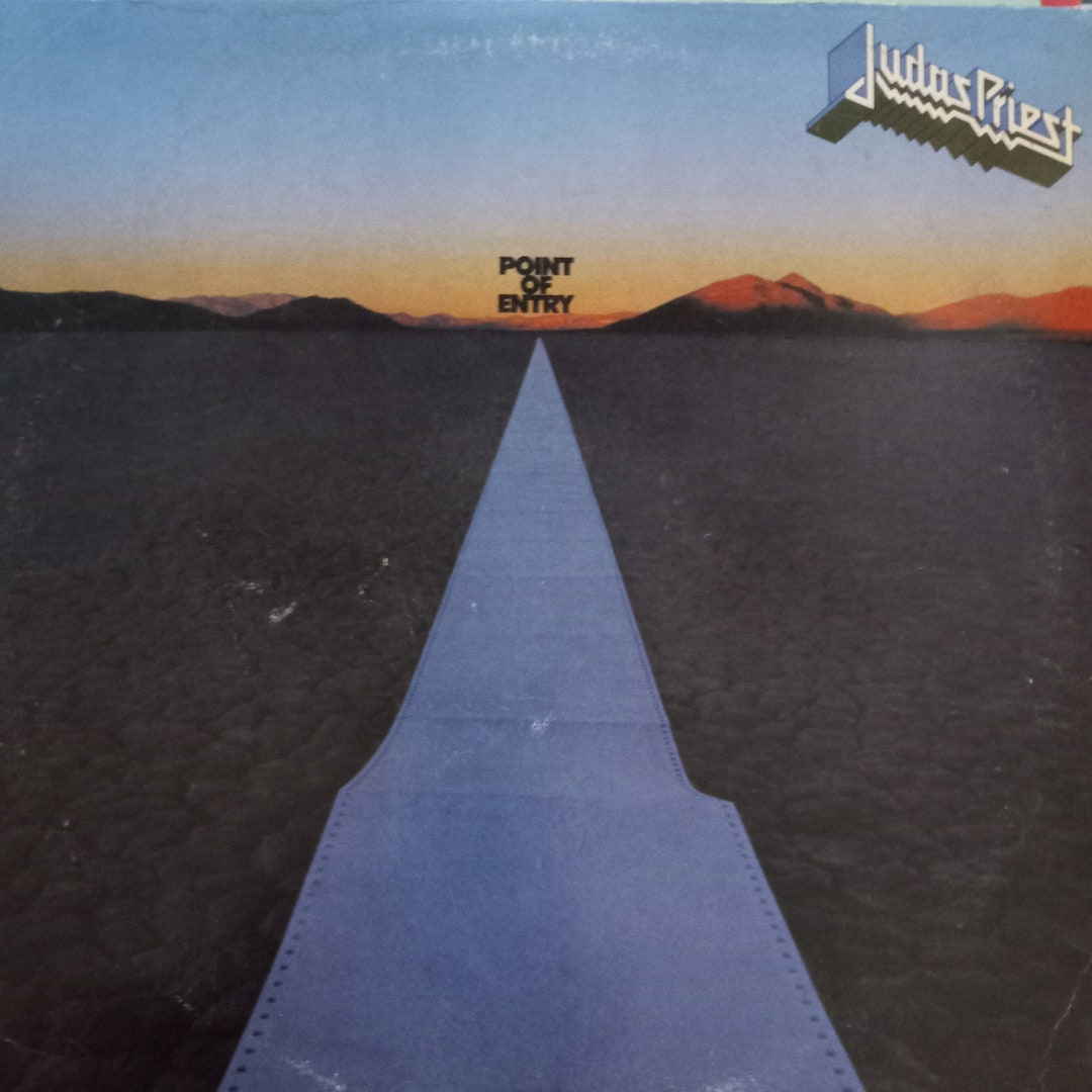 Judas Priest, Point of Entry, Vintage Record Album, Vinyl LP, Classic ...