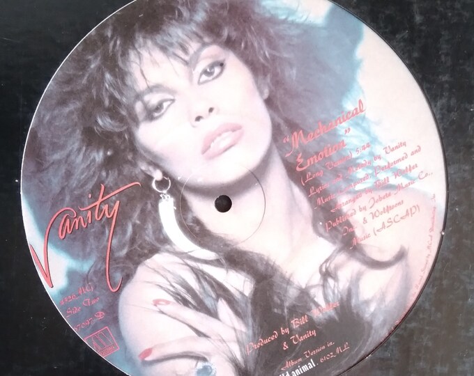 Vanity, Pretty Mess/mechanical Emotion, 12 Single DJ Club Radio Promo, Picture Label, Vintage
