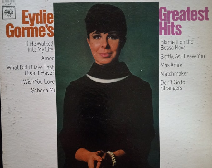 Eydie Gorme Greatest Hits Vintage Record Album Vinyl Lp Classic