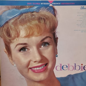 Debbie Reynolds, Debbie, Vintage Vinyl Record Album, Classic Easy Listening Pop Music, American Singer Actress