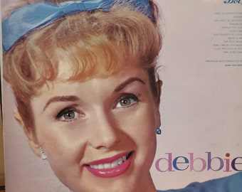 Debbie Reynolds, Debbie, Vintage Vinyl Record Album, Classic Easy Listening Pop Music, American Singer Actress