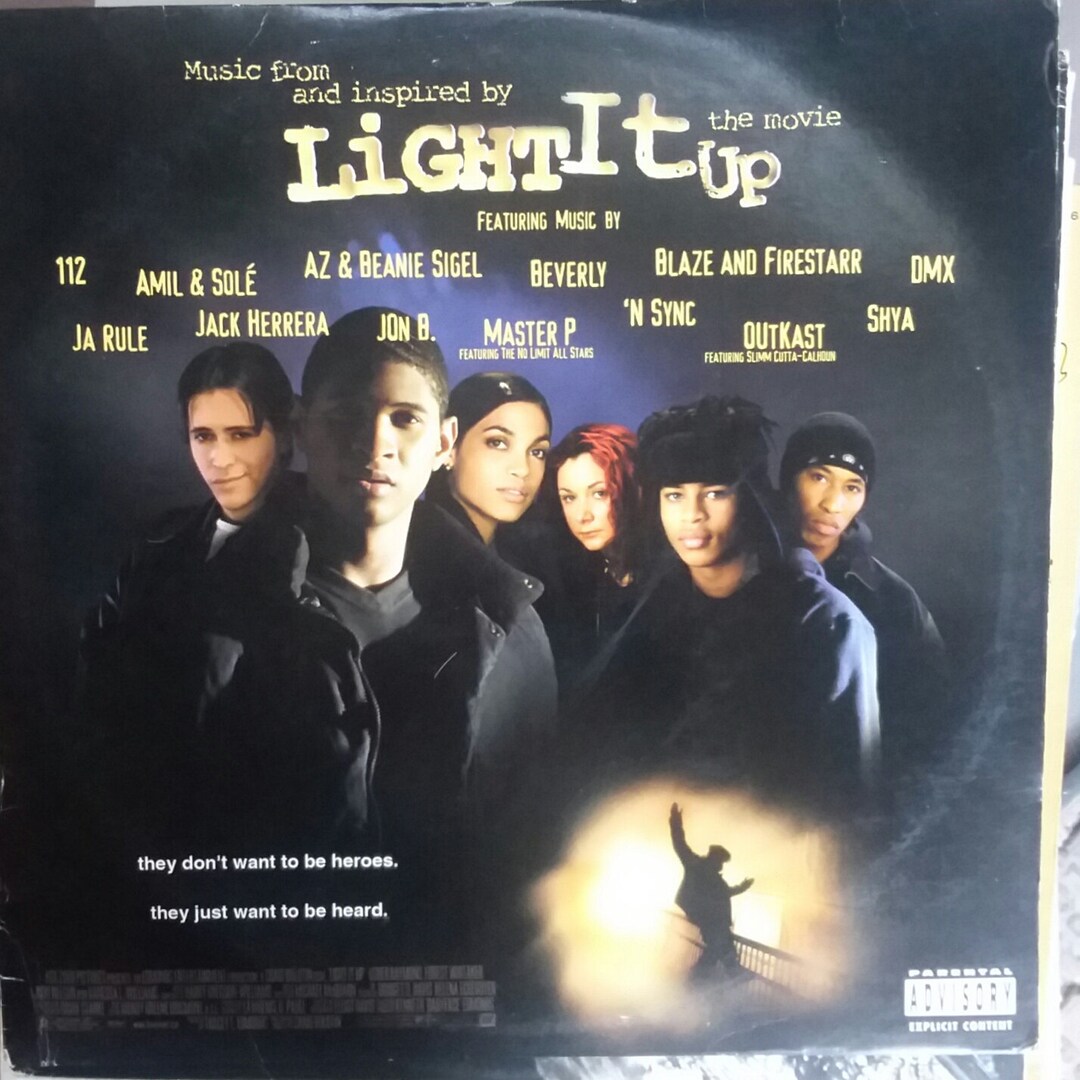 Light It up Movie Soundtrack, Vintage Record Album, Vinyl LP, Rhythm ...