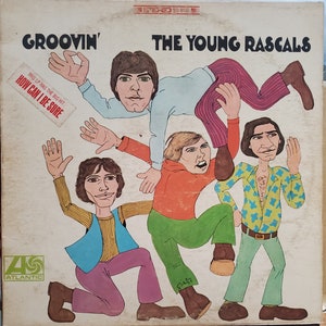 The Young Rascals, Groovin&#39;, Vintage Record Album, Vinyl LP, Classic Pop Rock Music, American Rock Band, New Jersey Band